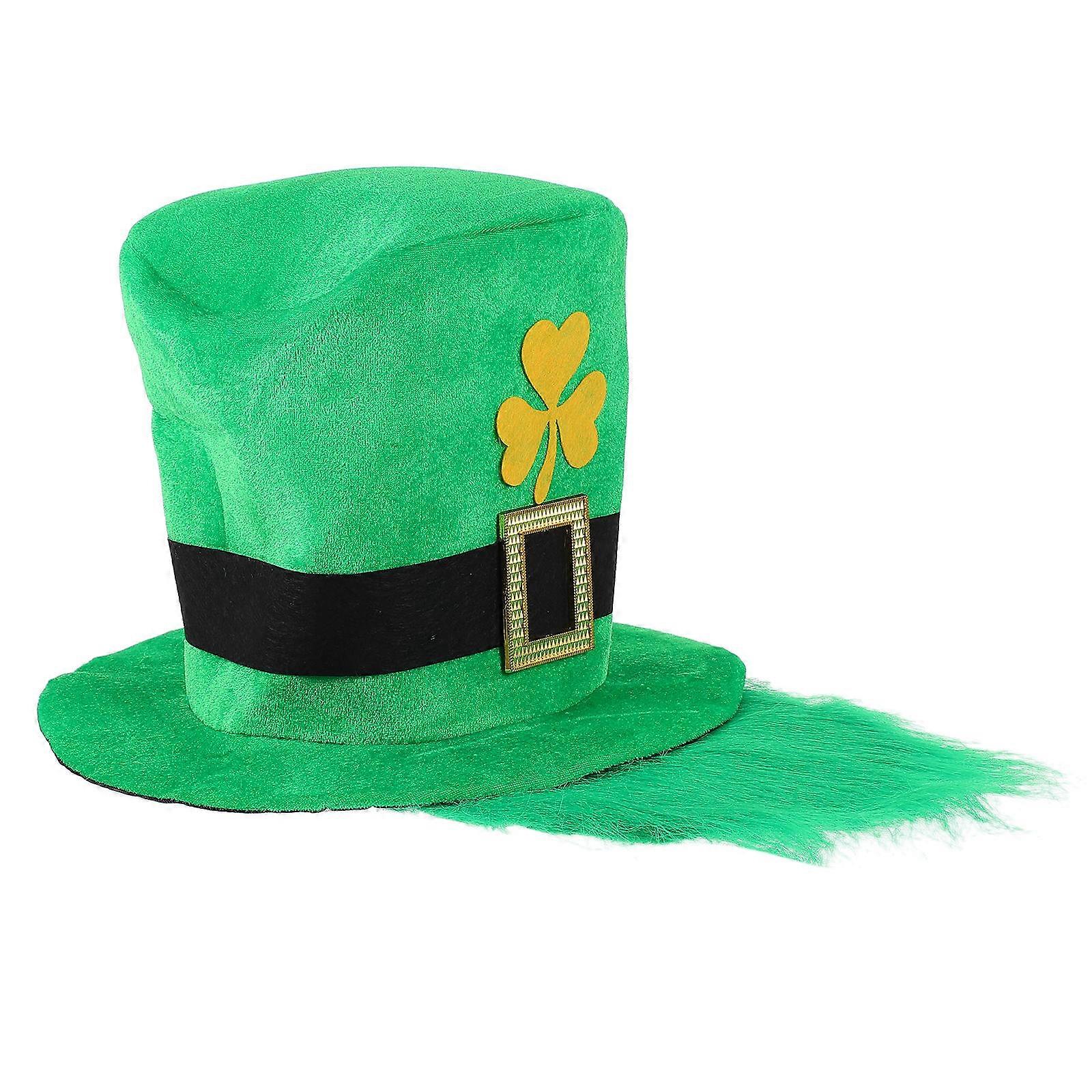 Hemoton 1pc Unique Festival Party Hat with Beard for St Patrick's Day Decoration