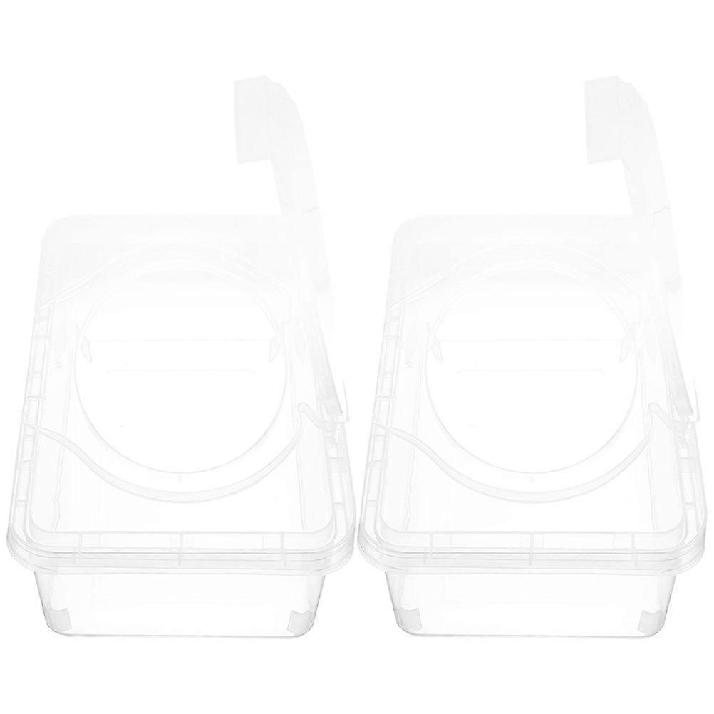 2pcs Wipes Dispenser Tissue Storage Box Case Napkin Organizer with Lid