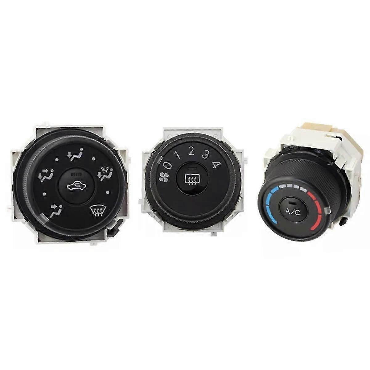 3Pcs Air Conditioning Climate Control Mode Switch For 2009-2013 Matrix 2009-2010 55902-02030 55903-02091