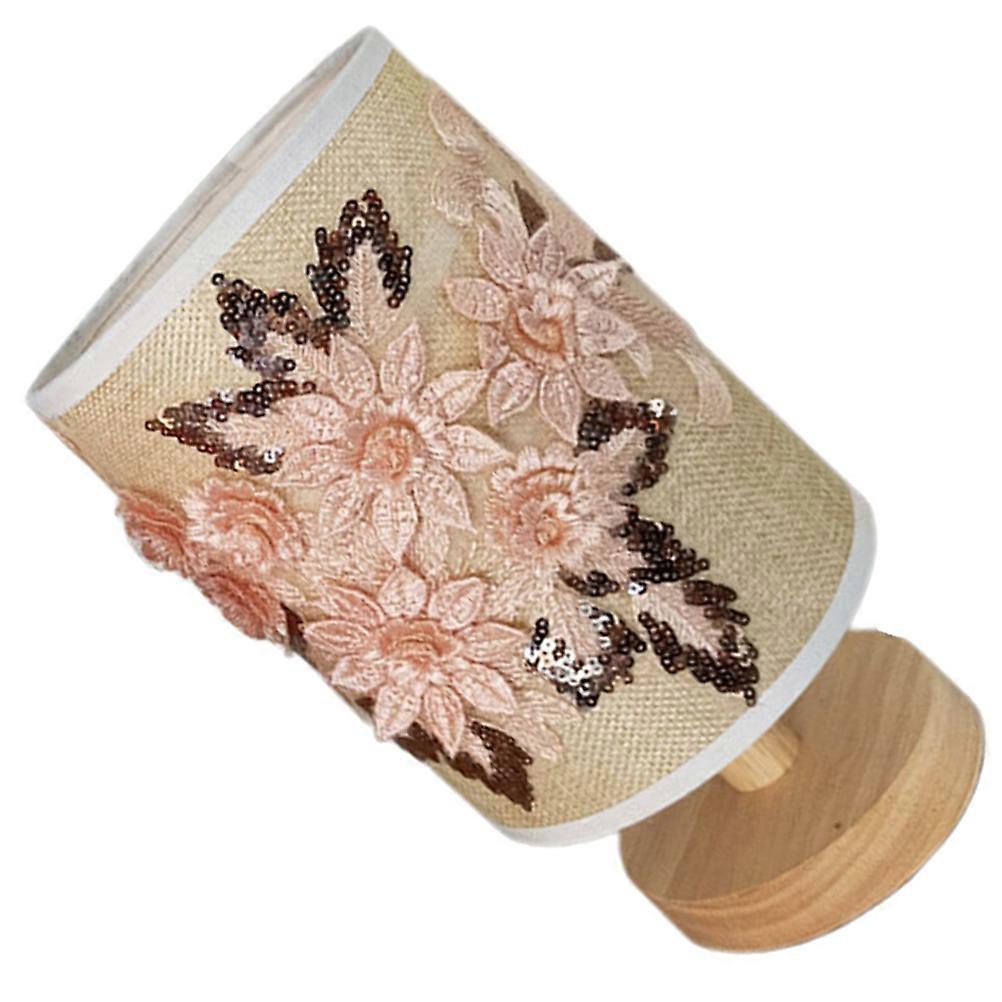 Artistic Bedside Table Lamp With Cloth Lampshade For Study And Office Application In Multi Color 1Pack