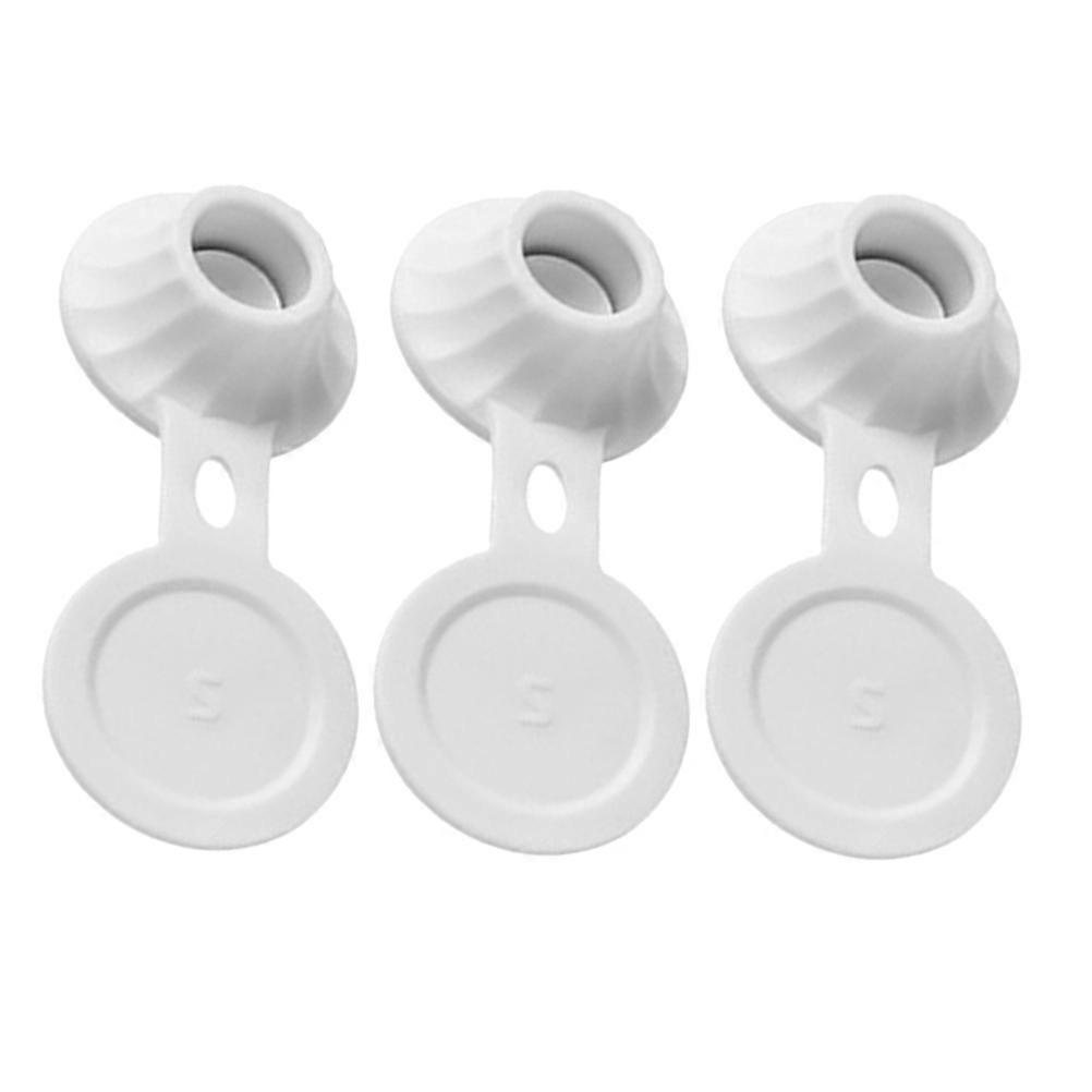 3pcs Leak Proof Bottle Caps for Condiment Shampoo and Shower Gel Bottles Replacement Lids Covers
