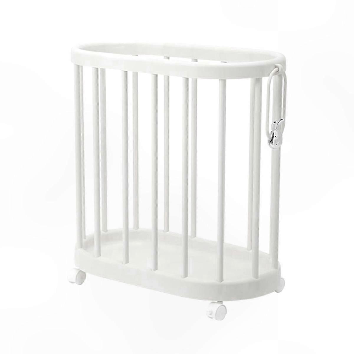 Spacious Laundry Hamper with Wheels, Slim Design for Easy Storage and Transport