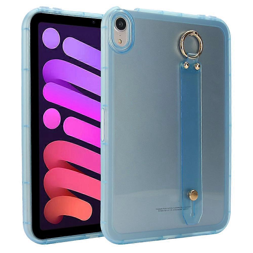 Compatible For iPad mini (2024) / (2021) Case Shockproof TPU Tablet Cover with Wristband