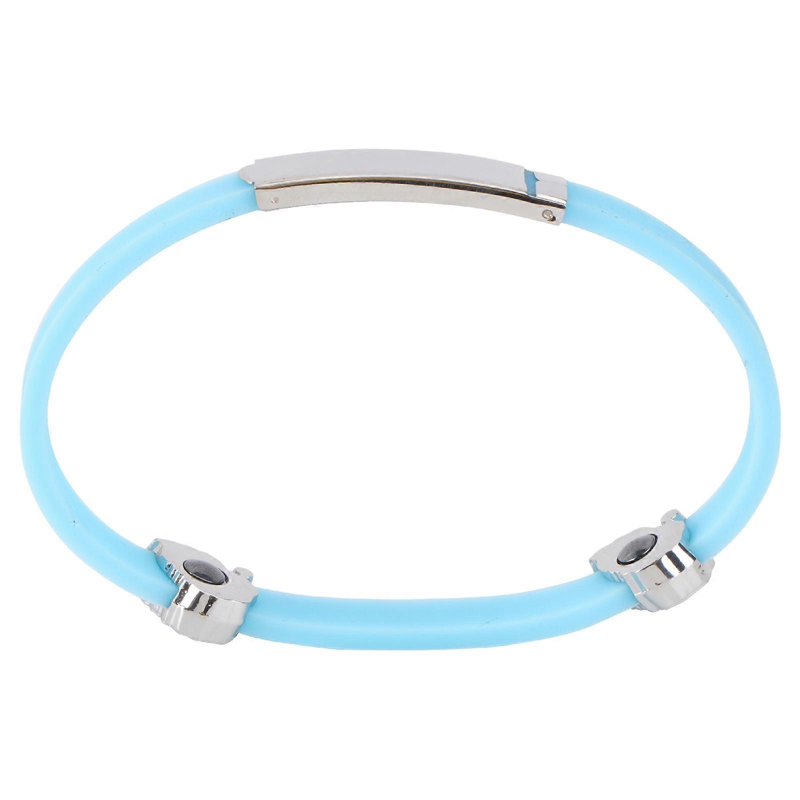 Silicone Anion Wristband Lovely Bracelet for Daily Wearing or Christmas Gift Color with Night Glow Feature 1Set