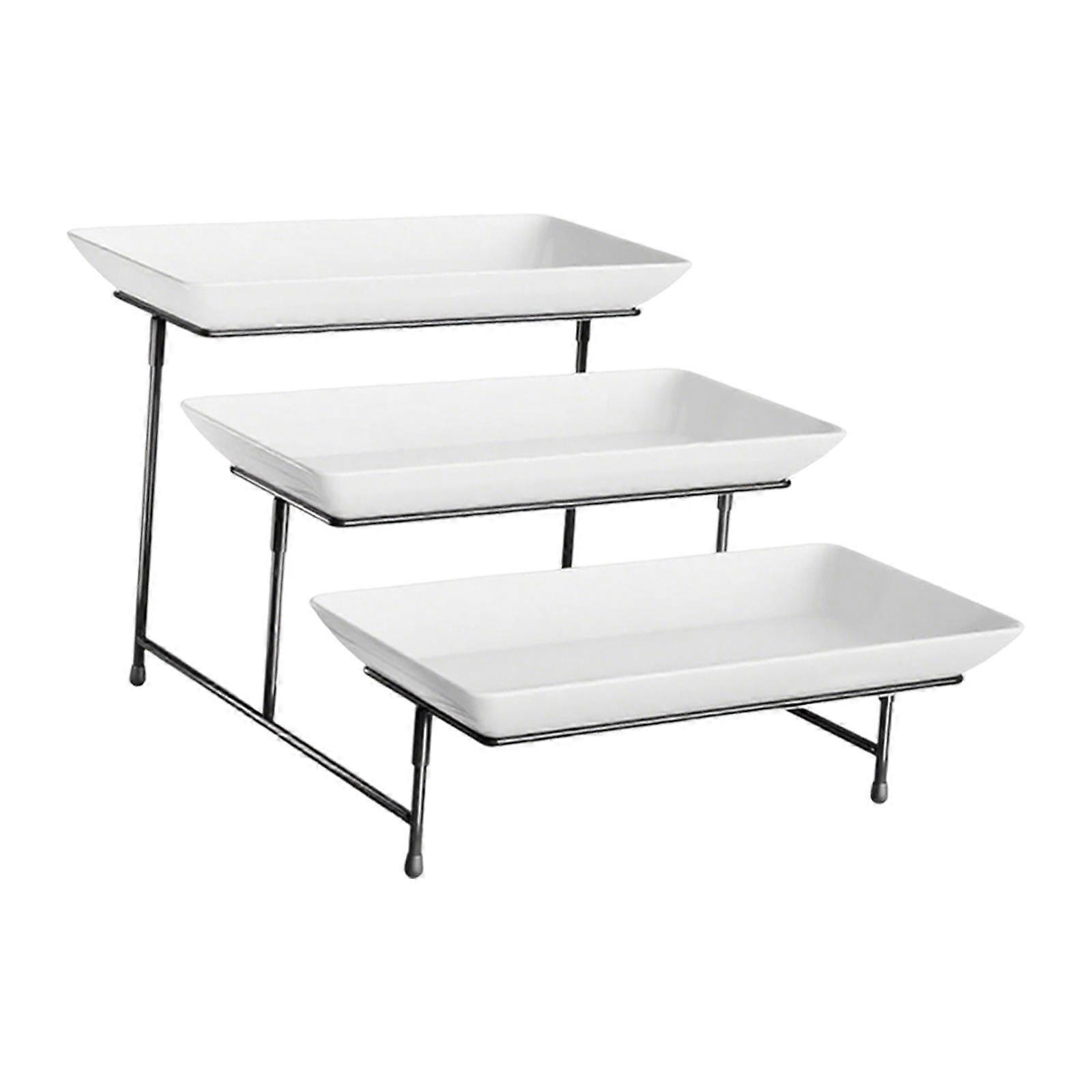 3 Tier Serving Stand Fruit Dessert Presentation Serving Platters Party Display