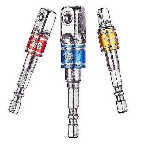 Universal Hex/square Adapter Set - Socket/ratchet Tool Accessories
