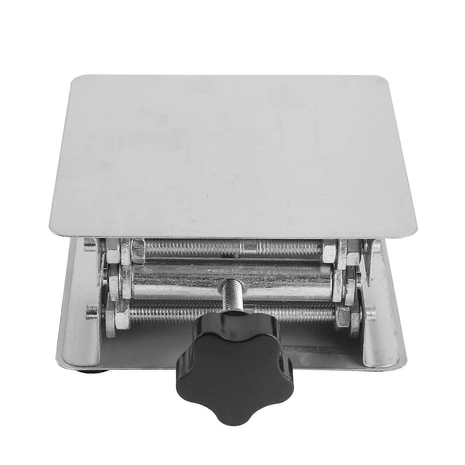 Labs Jack Platform Stainless Steel Height Adjustable Work Stand For Daily Use 16.00X10.00X10.00CM Anti-Acid Design 1Set