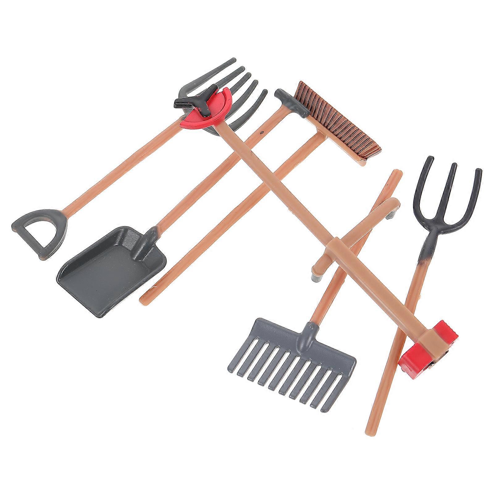 6Pcs Farm Tool Model Simulation Props for Children Toys