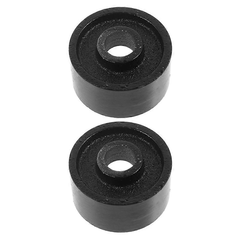 2pcs Trailer Jack Wheel Replacement for Hydraulic Front Boat Trailers – Durable Design for Easy Installation and Reliable Stability