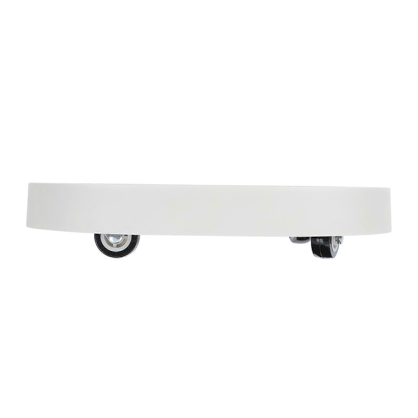 Movable Flowerpot Rack 1Pack Stylish Square Beige Plastic For Home Use Easy To Clean