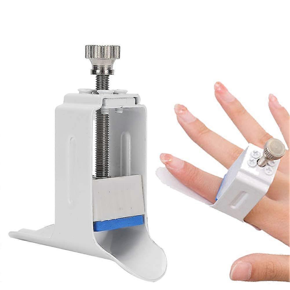 Finger Smoother Hand Injury Joint Support Finger Rehabilitation Machine White Average Size Corrector
