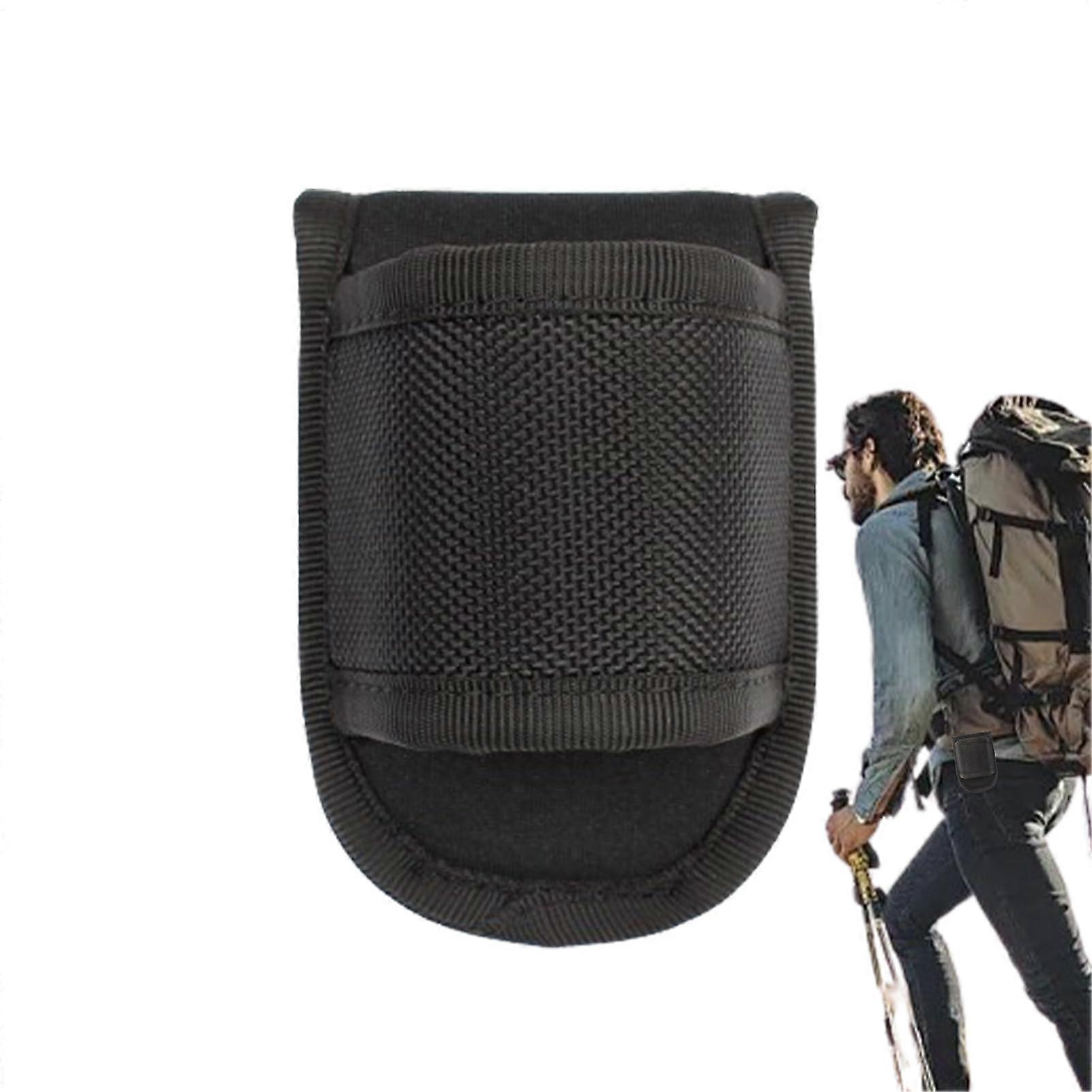 Flashlight Belt Holster - Durable Nylon Clip for Tactical Gear, Open D-Shaped Pocket, Quick Access Strap for Camping and Hiking