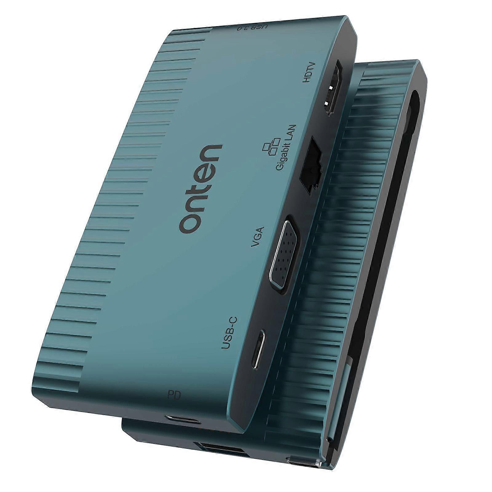 Onten 6 in 1 USB-C Multi-function Docking Station