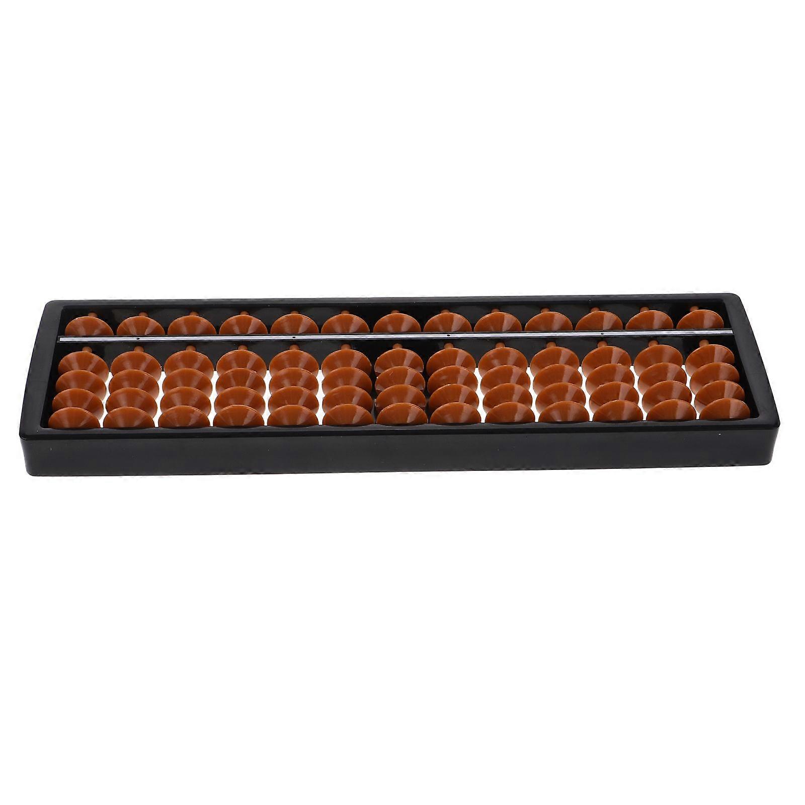 Portable 15-Column Learning Abacus Chines Learning Abacus Tool Arithmetic Tool
