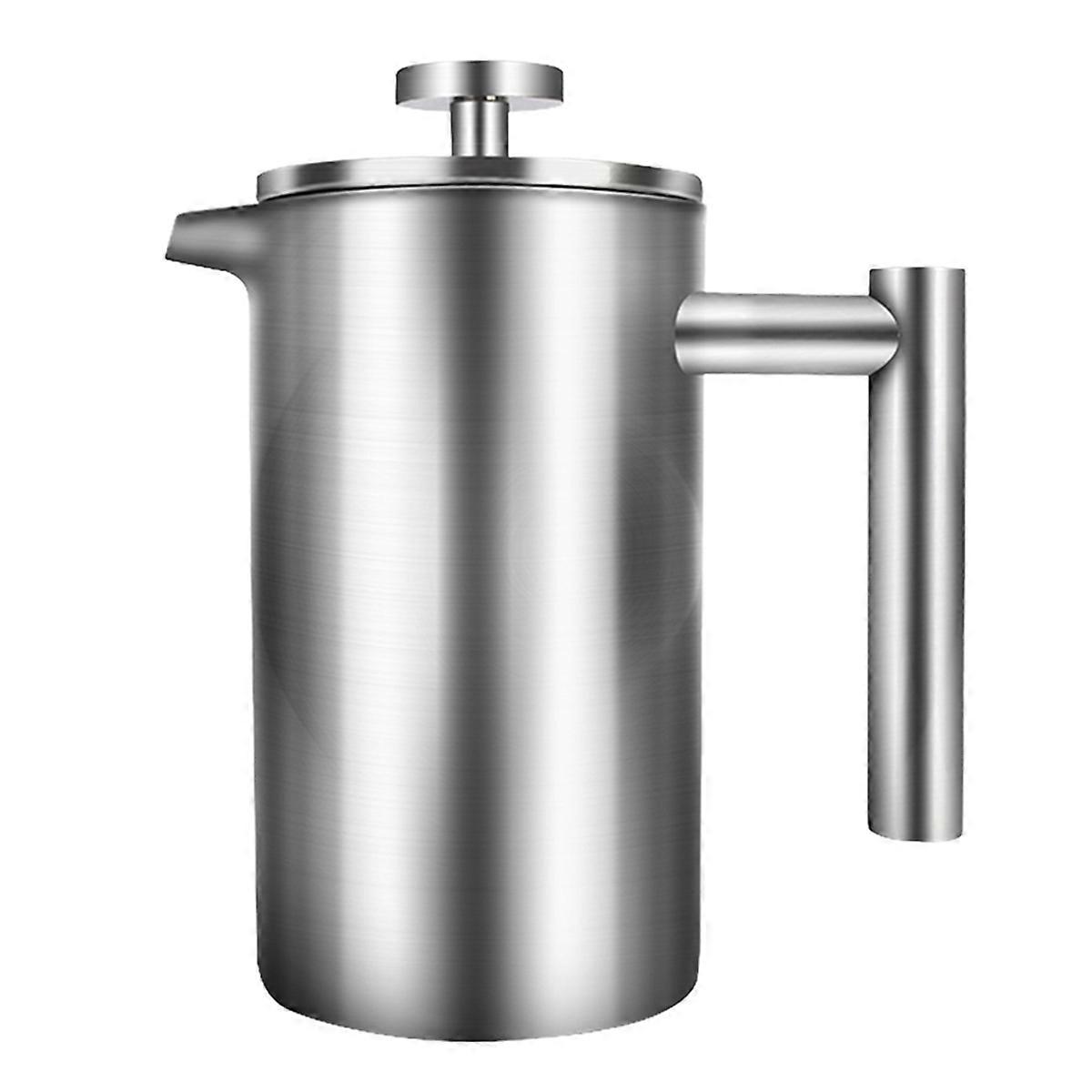 Double Wall Tea Maker Pot Large Capacity Stainless Steel 800ml