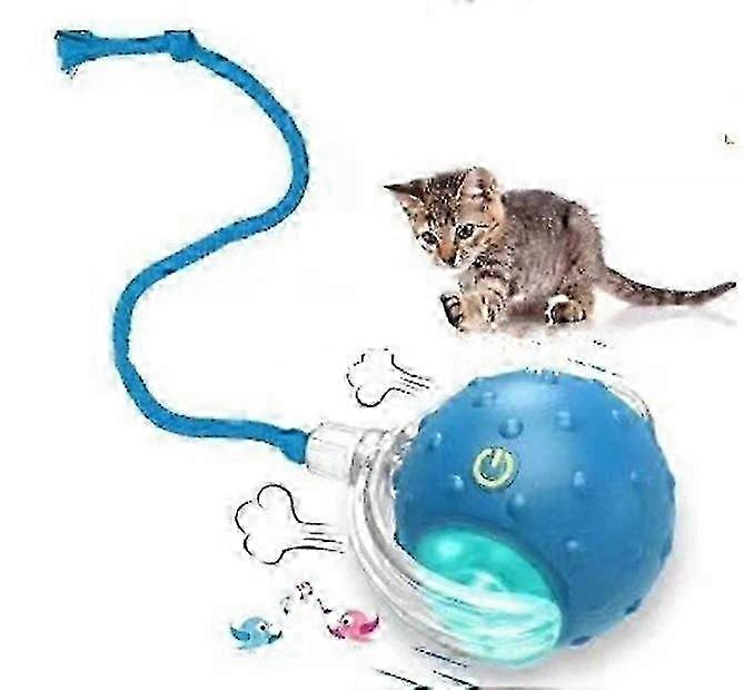 Cat Interactive Ball Toys Automatic Rolling Ball Faux Tail USB Charging Smart Pet Electric Toy Dog Cat Training