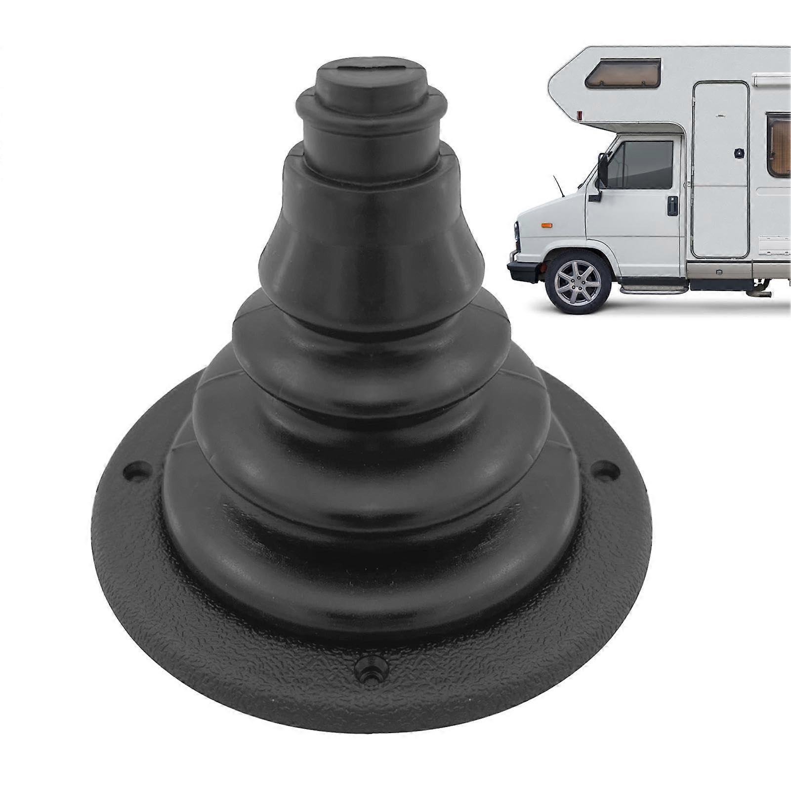 Motor Well Rigging Boot for Boat Transom Steering Wires - Durable Black Engine Rigging Cable Boot for Yacht, Kayak, RV, Ship