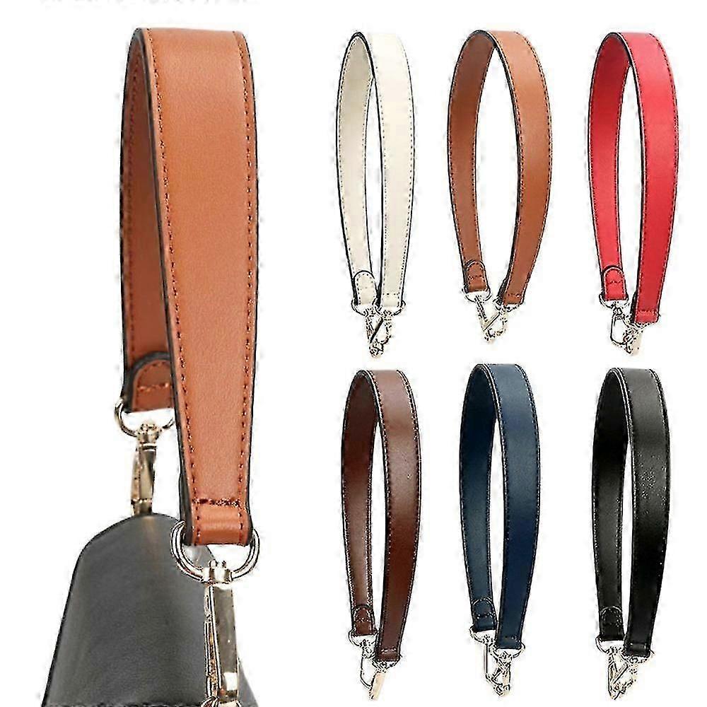 Genuine Leather Handbag Strap - Short Replacement Handle for Purses
