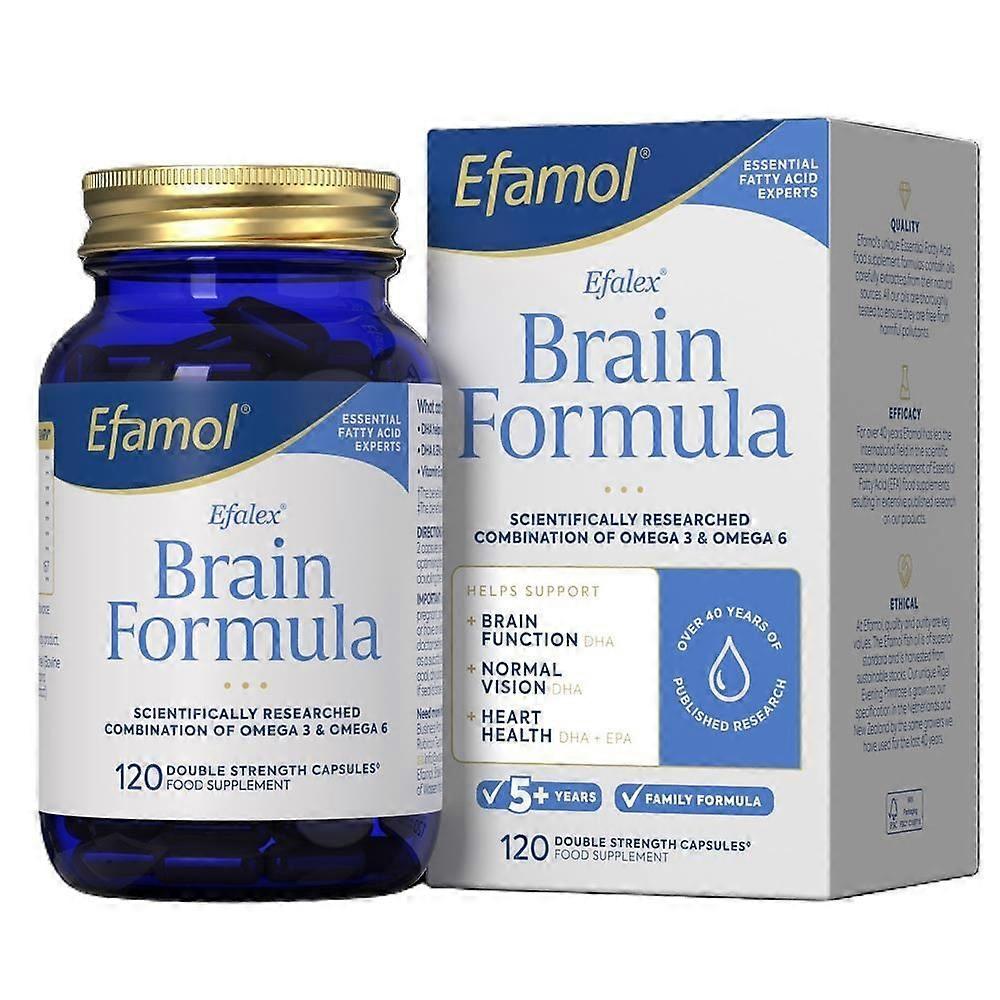 Efamol Efalex Brain Formula - 120 Capsules - 2 Pack