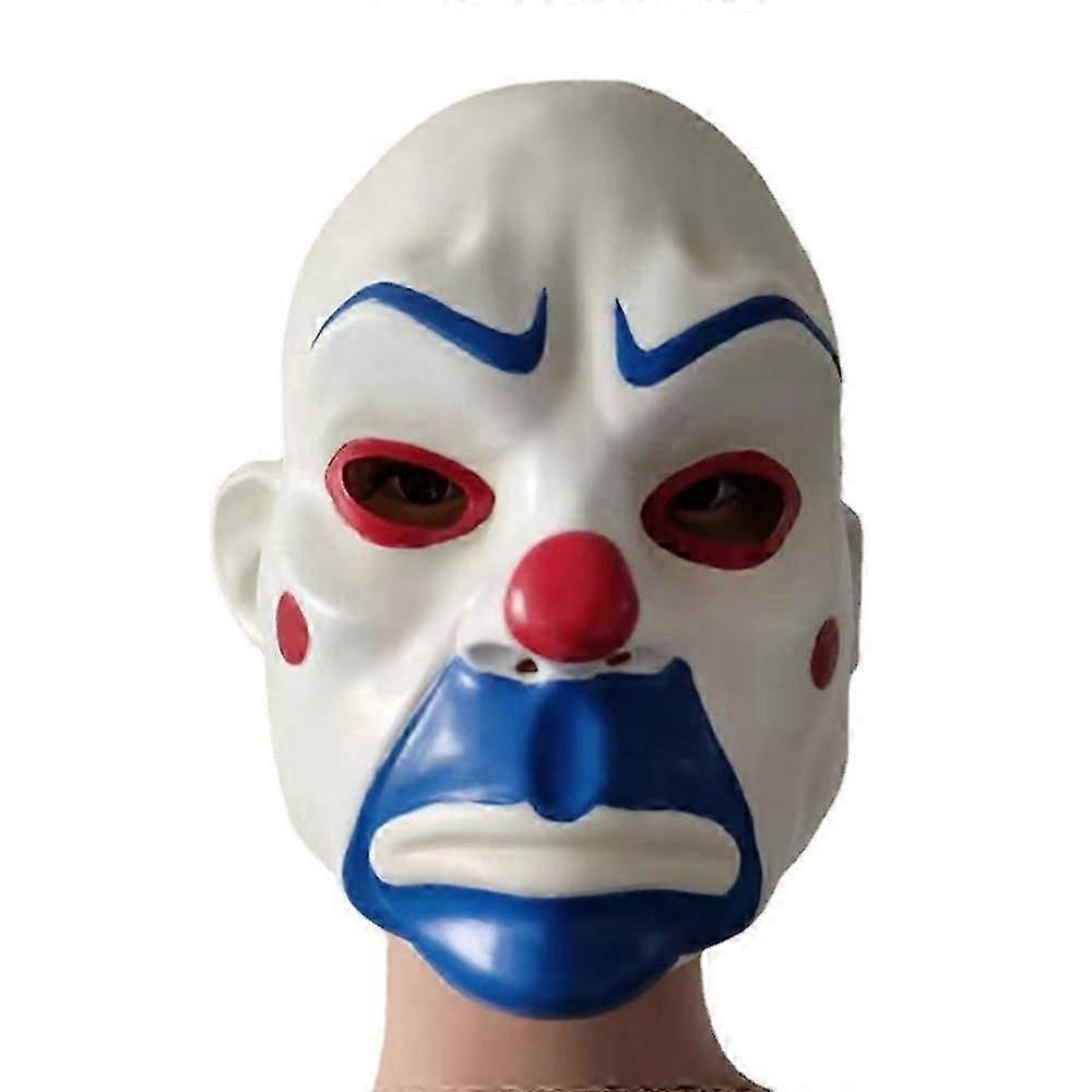 ジョーカー強盗マスク大人ユニセックスピエロダークナイト怖いハロウィーン仮面舞パーティーコスプレ小道具