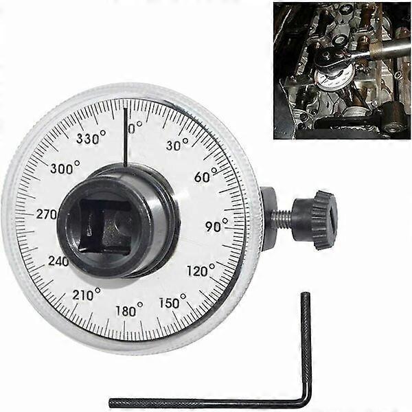 Angle torque wrench, 2-degree incremental measurement, adjustable handle