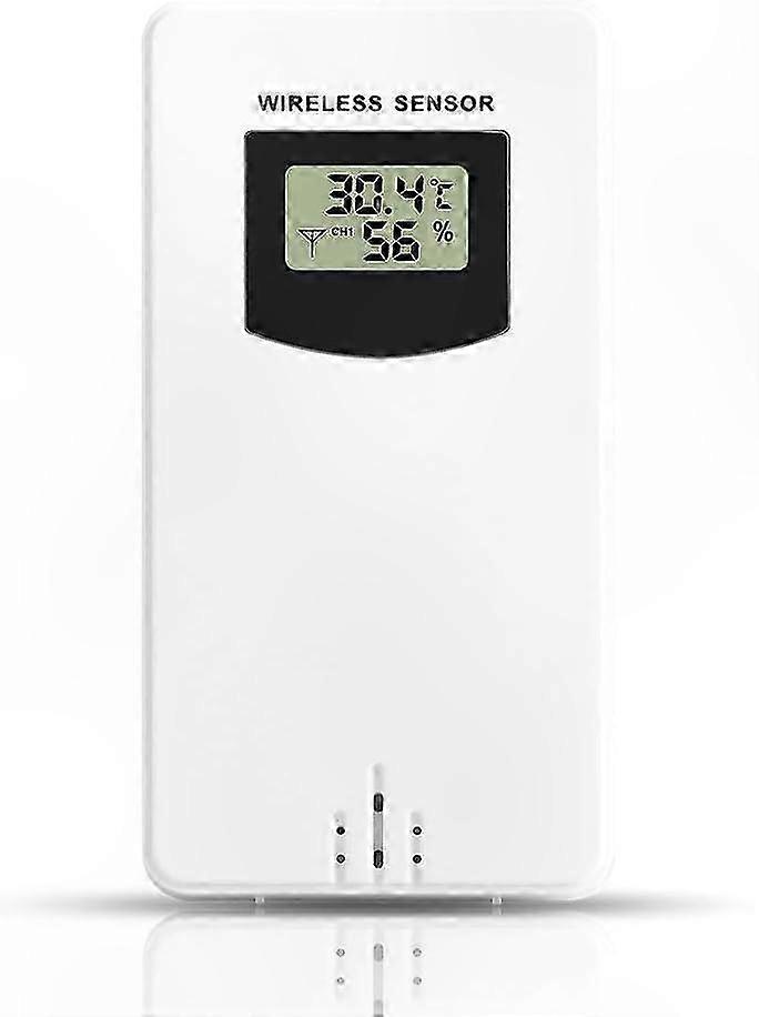 Wireless Temperature Monitor with Outdoor Sensor Probe for Weather Stations