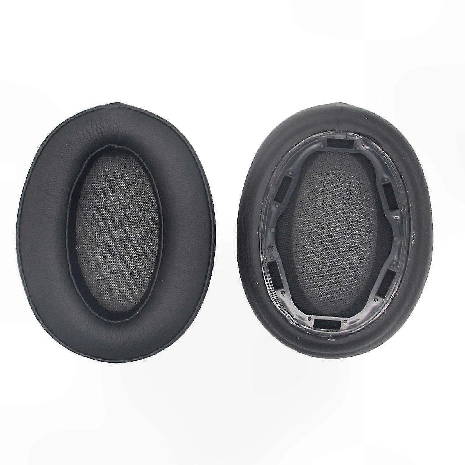 Replacement Ear Pads for Wireless Headphones with Cushioned Design and Plastic Buckle