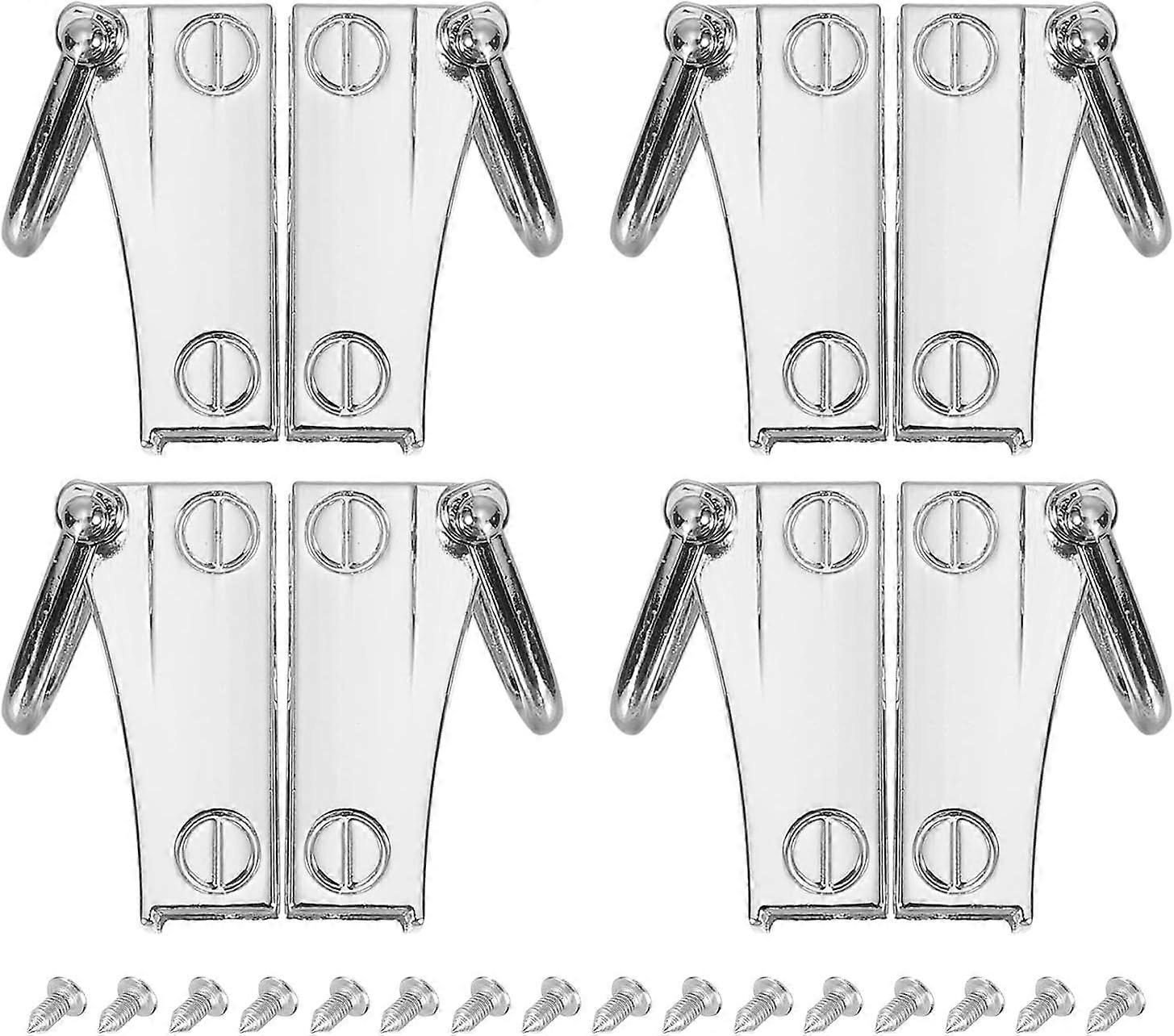 Táska oldalsó kapocs csat, 4 készlet fém felfüggesztő kézitáska heveder lánccsatlakozó