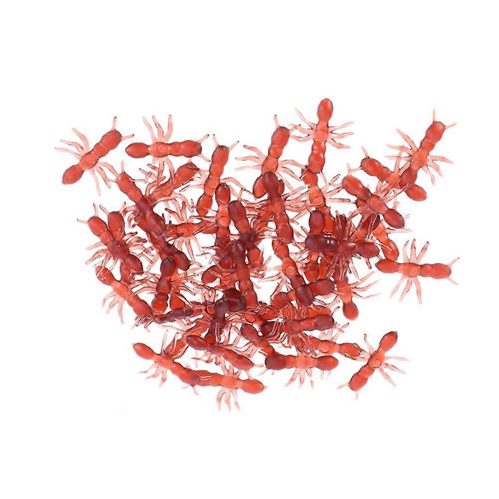 100pcs Plastique Fausses Fourmis Créatif Farce Jouets Drôle Halloween Simulation Fourmis