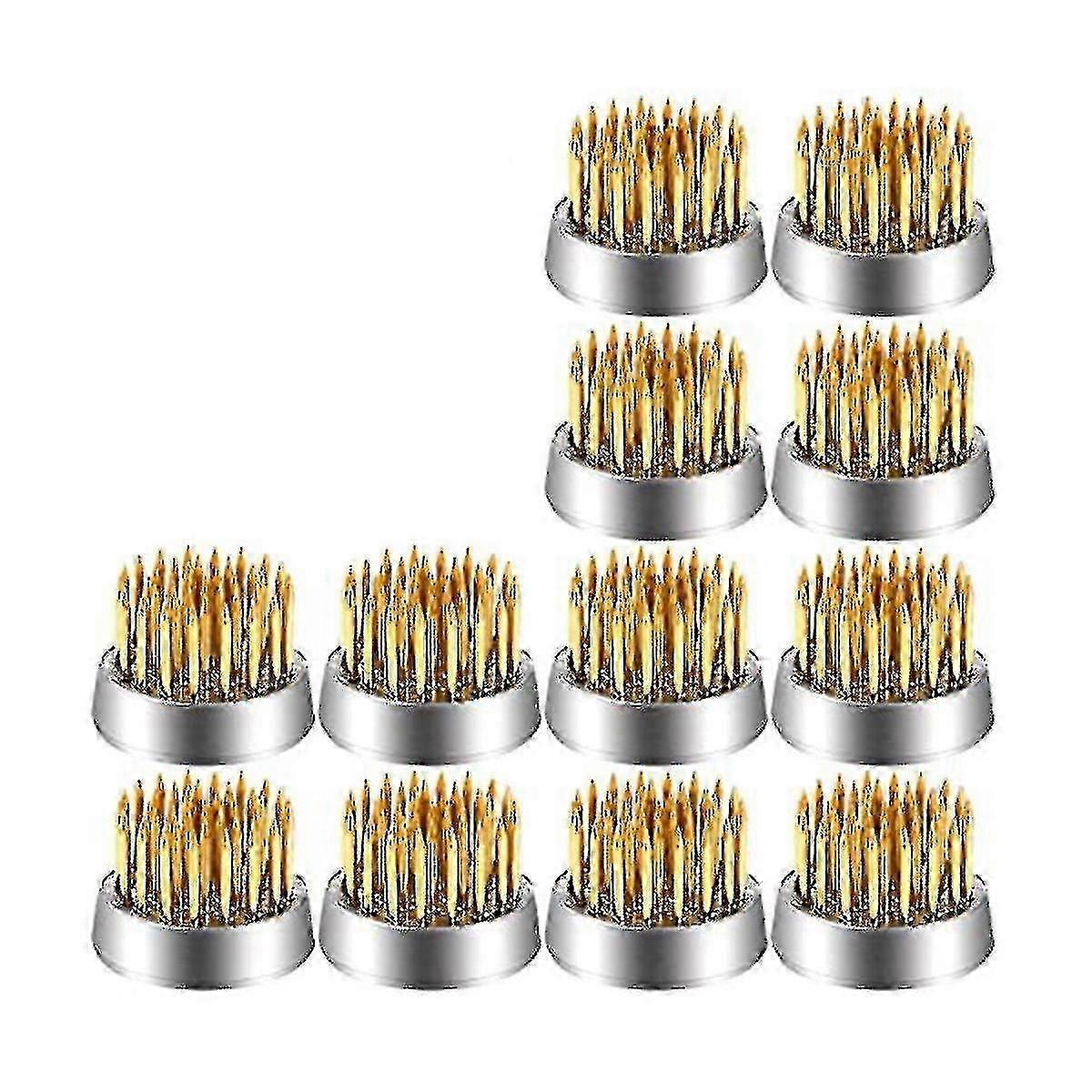 12パックフラワーフロッグホルダー、ケンザンズラウンドフラワーアレンジャー、ミニフローラルフロッグピン、0.9インチフラワーアレンジメントツール