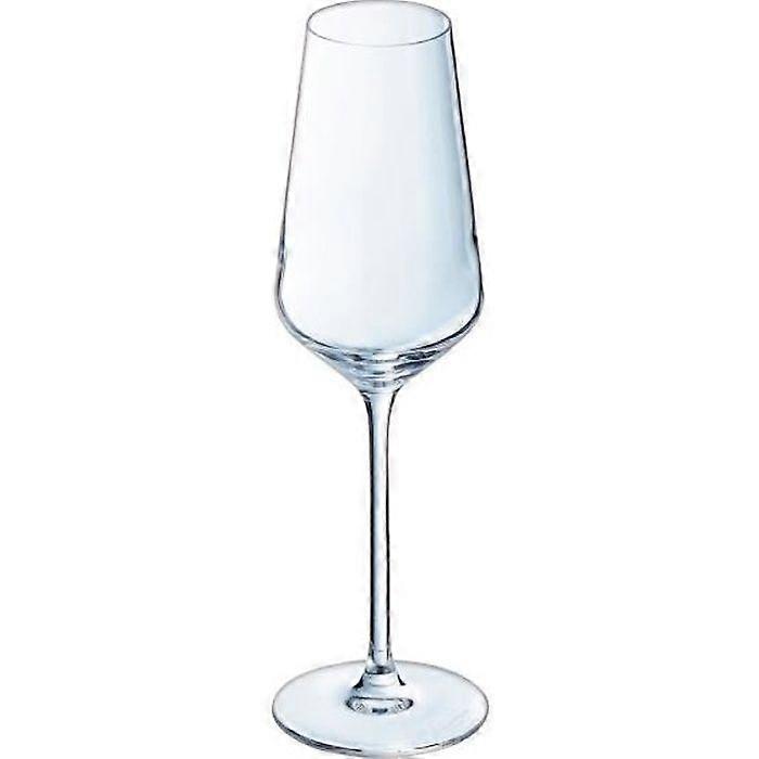 Ultime Champagne Flutes - Cristal d'Arques - 21cl - Set of 6 - Ultra-clear glass