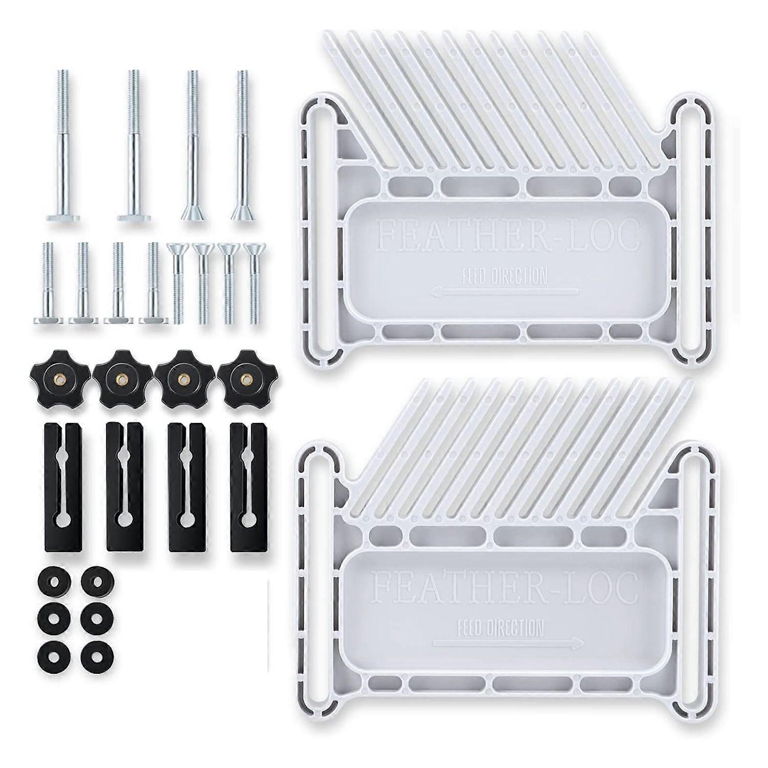 Upgraded Featherboard Safety Device Stackable Feather Board Fits Standard , T-Slots, T-Rails on Tab