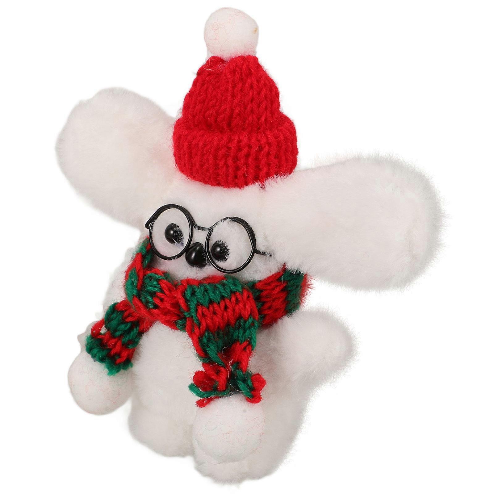 Cute Plush Dog Keychain for Handbag Charm or Backpack Accessory Multi Color 3 5 Inches