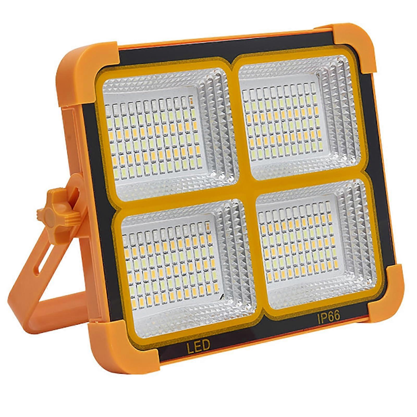 Outdoor Solar Handheld USB Rechargeable Floodlight Model B A For Camping Fence Courtyard Garden Use Emergency Floodlight