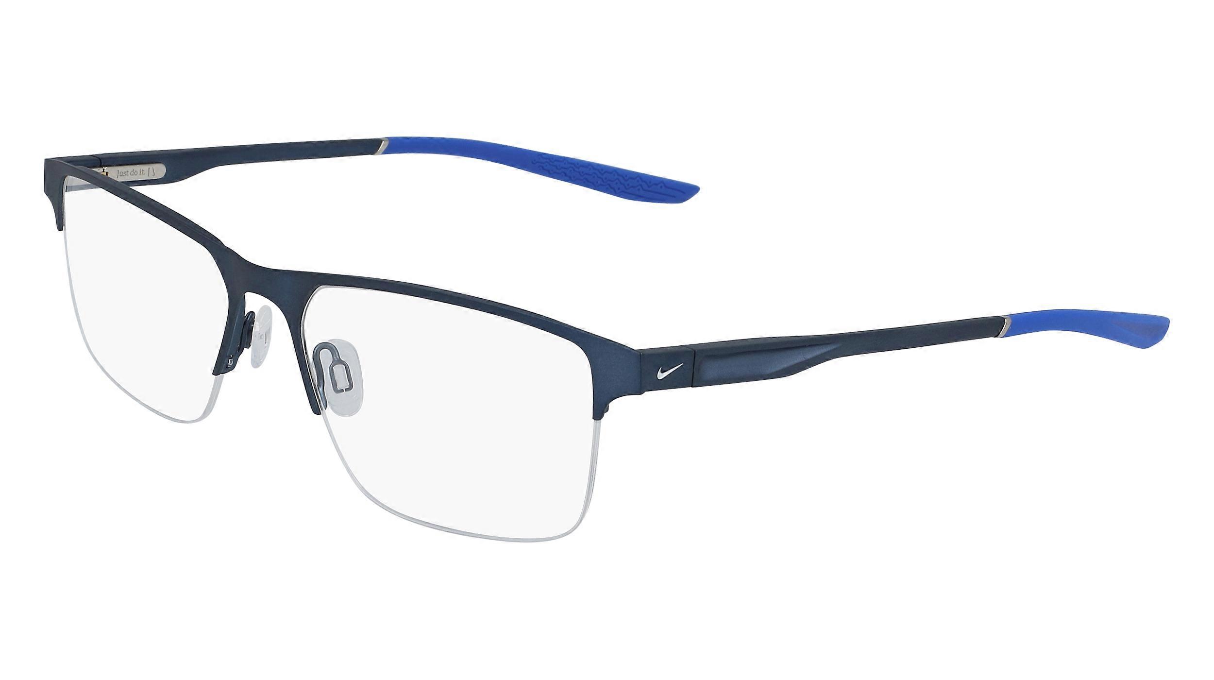 Eyewear Frames NIKE NIKE 8045 416 BRUSHED THUNDER BLUE/RACER 57/17/140 MALE