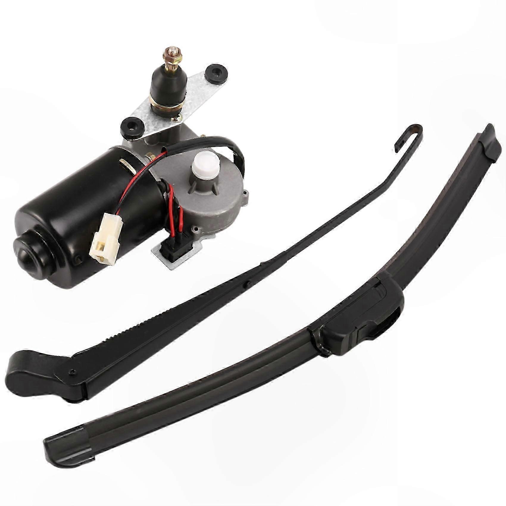 Universal 12V Electric Windshield Wiper Kit for UTV Vehicles Polaris Ranger RZR Can Am Models