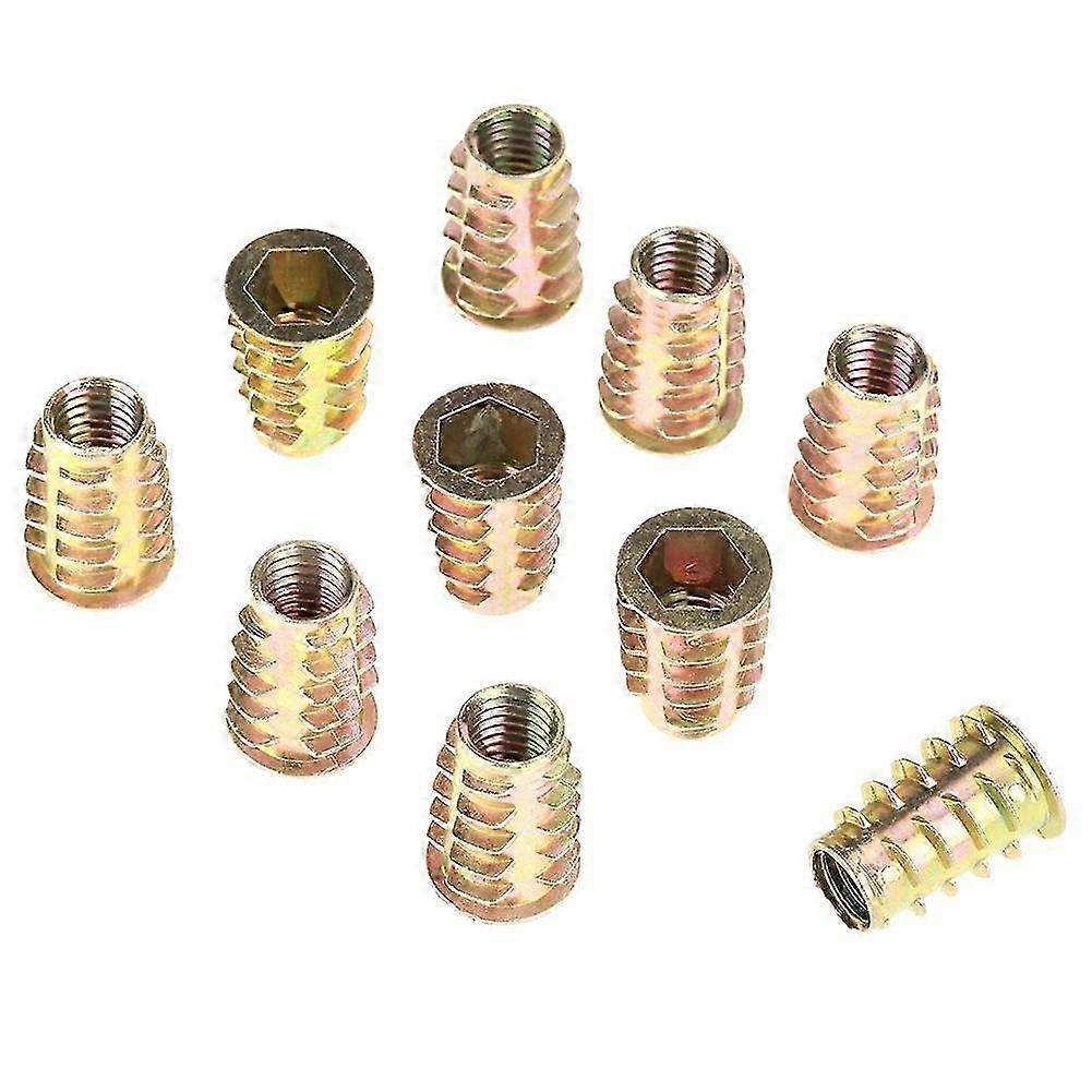 High quality Zinc alloy hexagonal nuts with internal and external teeth M10*25