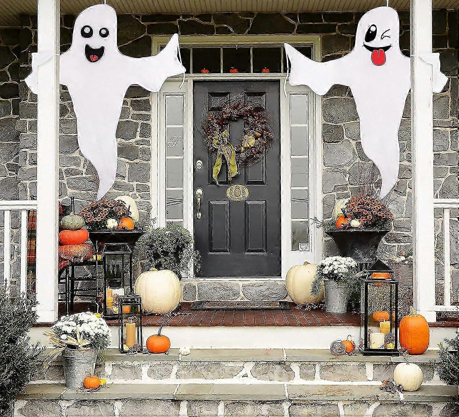 Halloween Ghost Hanging Decoration Outdoor Decor(2 Pieces)