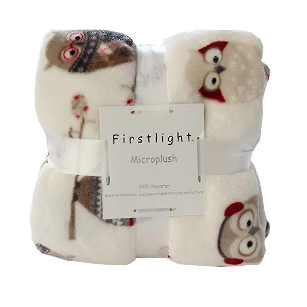 Soft Microplush Patterned Blanket Sofa Couch Blanket 127 X 178CM 127 X 178CM White