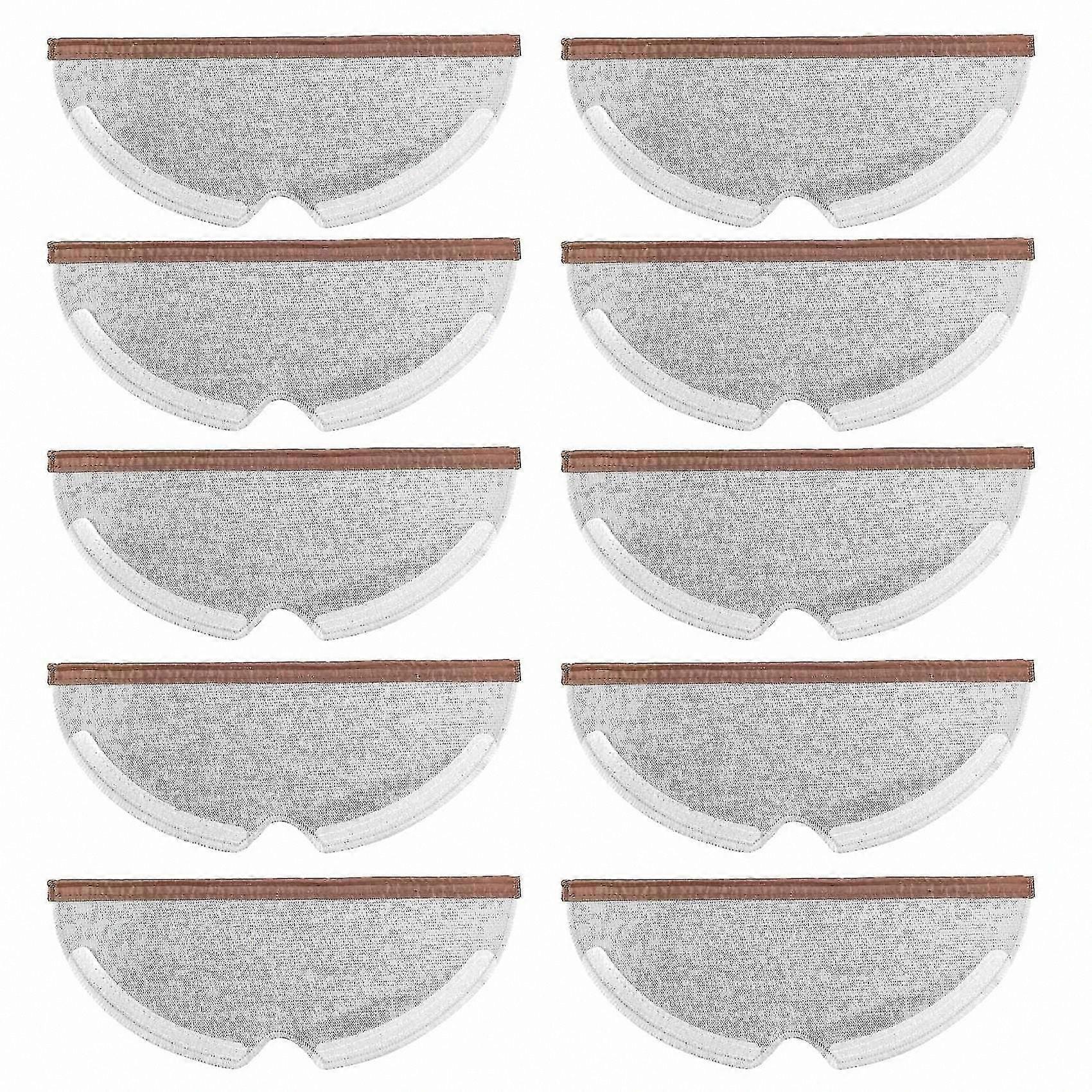 10-Pack Mop Pads for Robotic Vacuum Models S5 Max, S50, S55, S6, S6 Maxv, Full Coverage Cleaning Accessories