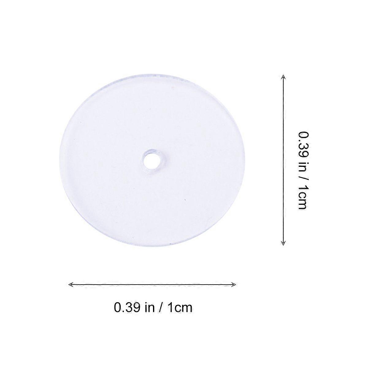 80pcs Clear Earring Safety Backs Earring Back Stopper Earring Pad