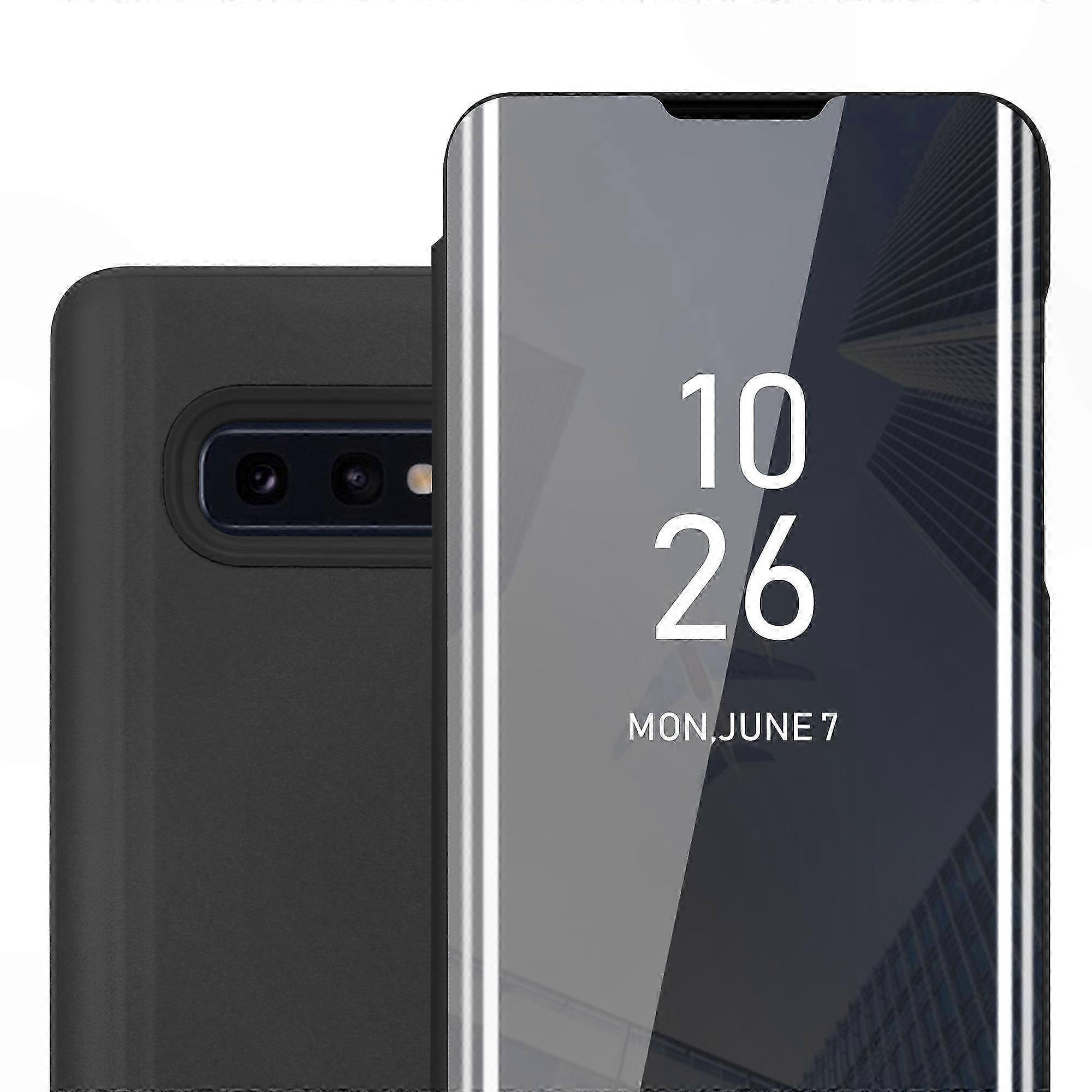 Mirror Case for Galaxy S10e - Sleek Smart Design with Reflective Surface Protection