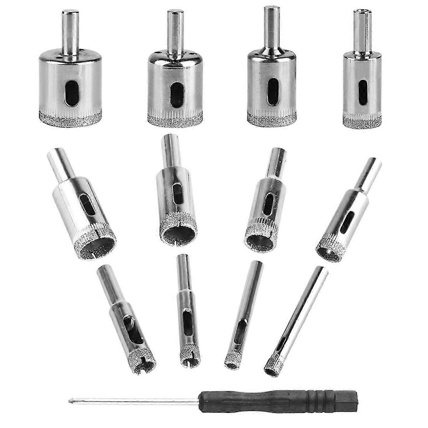 Diamond Drill Bits Set, Diamond Hole Saw Set Kit, for Ceramic Tile