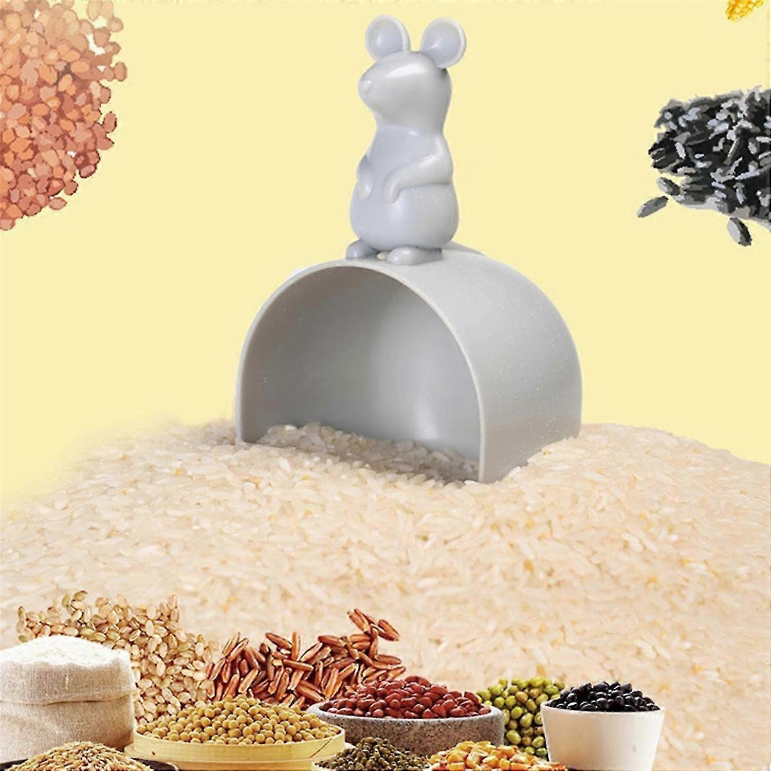 1Pcs Plastic Mouse Shape Rice Measuring Cup Kitchen Gadgets & Tools