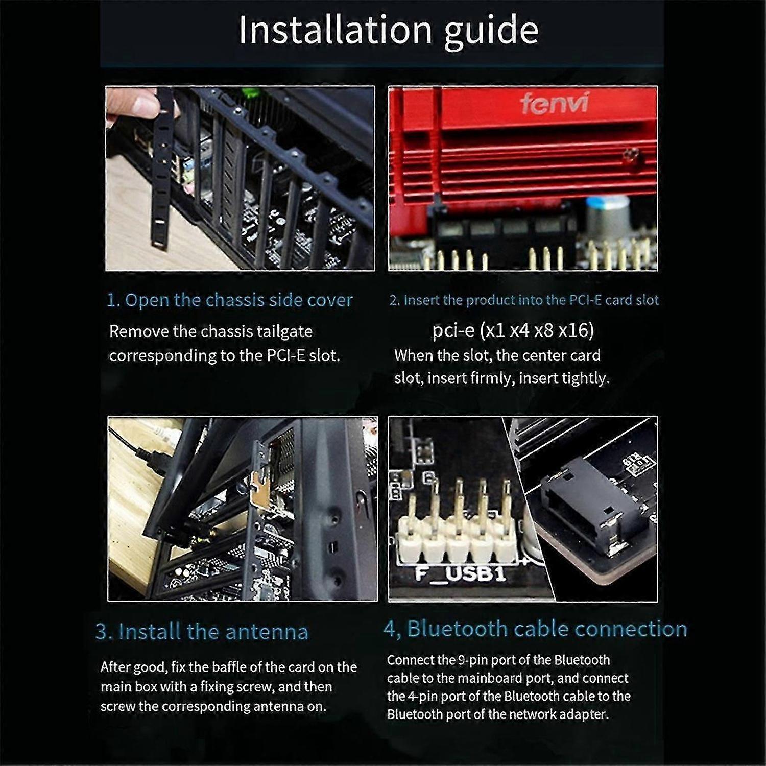 Win/Linux Dual-Band 5G High-Speed -BE8800Pro Desktop PCIE Wi-Fi Card Built-in Gigabit Bluetooth 5.4 Wifi Receiver
