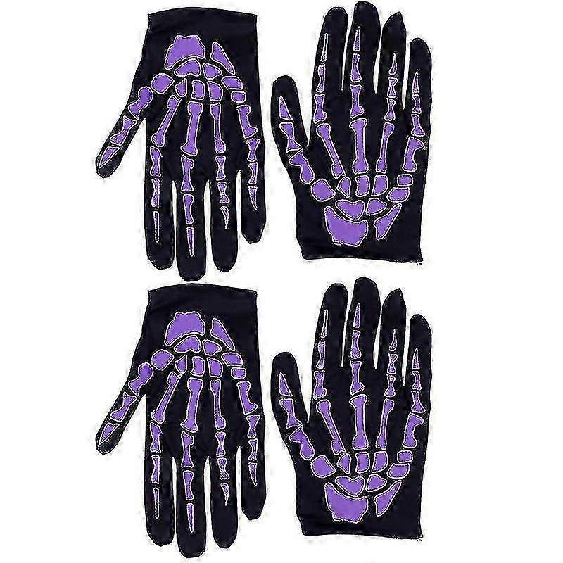 2pair Halloween Gloves For Halloween Decor