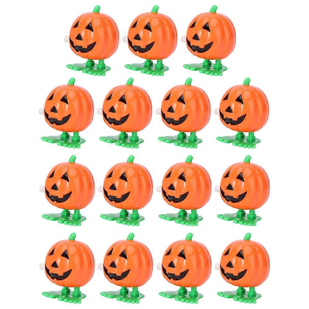 Jumping Pumpkin Toy Cartoon Clockwork Toy for Kids Playing 15Pcs Set