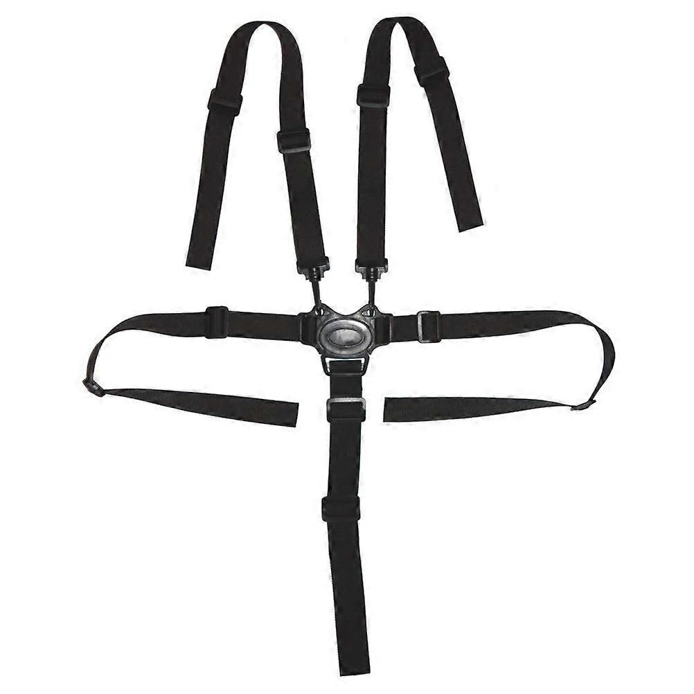 Ceinture de sécurité à cinq points pour bébé, harnais de sécurité universel pour chaise haute réglable