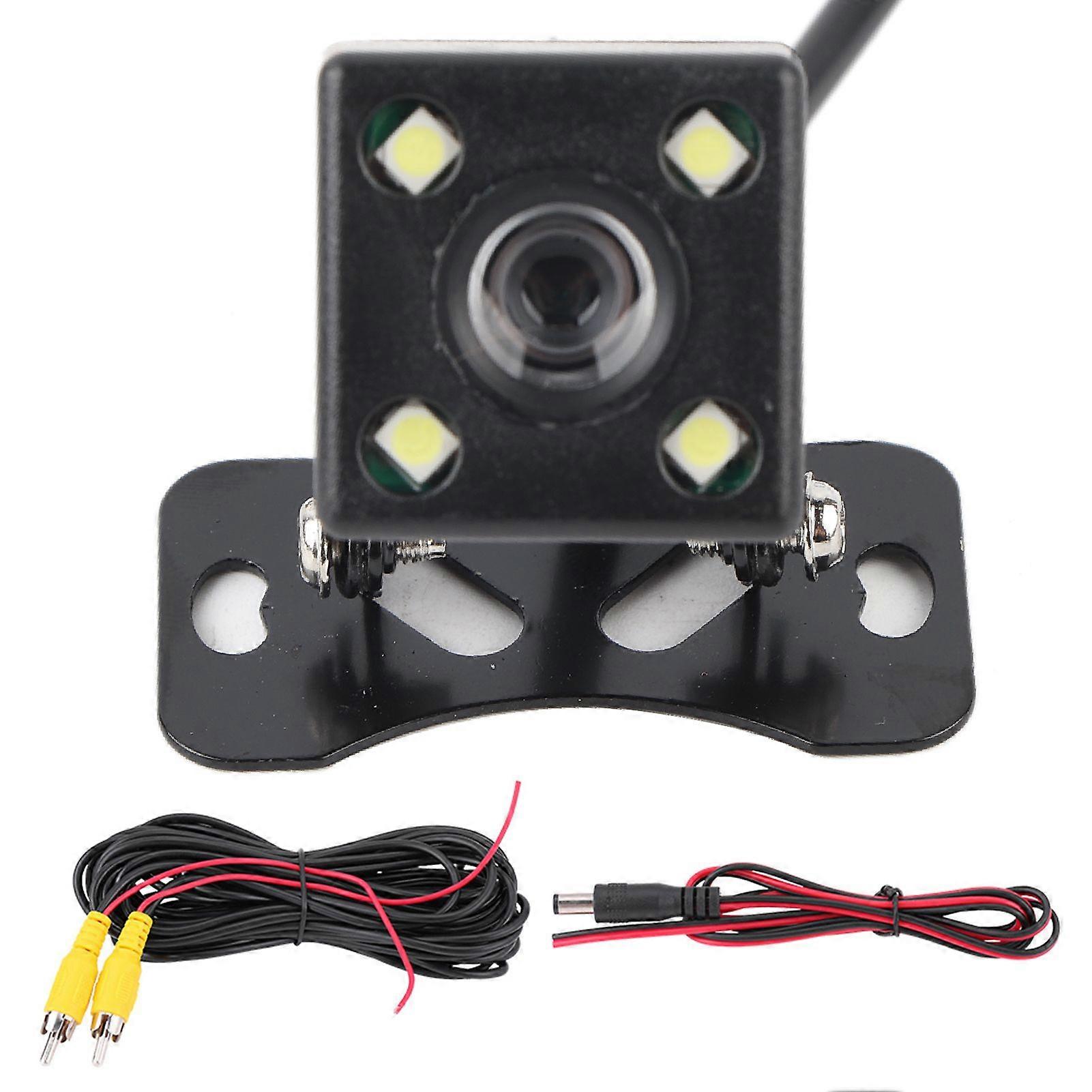 High Definition Car Rearview Camera Night Vision IP67 Rear View Reverse Monitor with 4LED Light