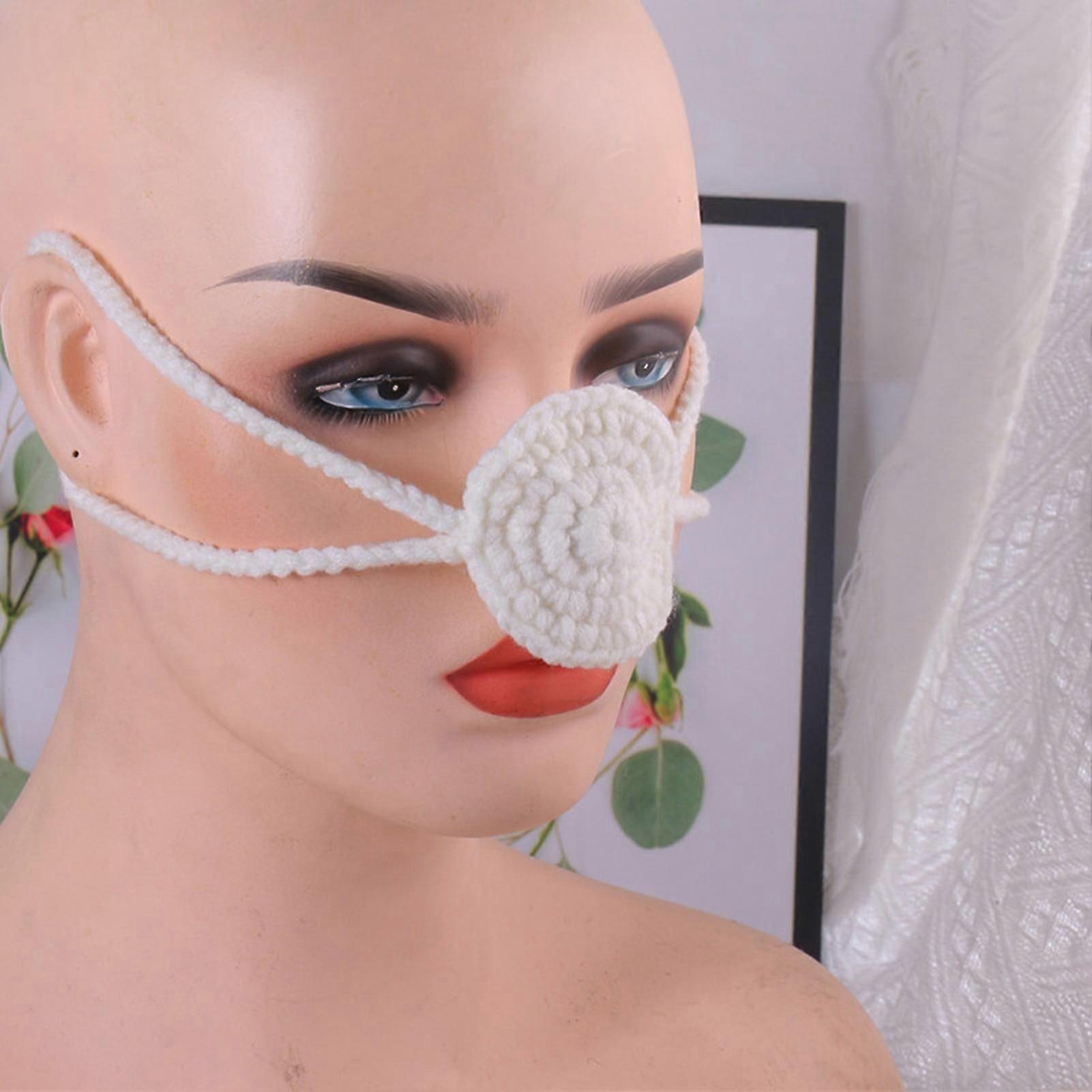 Woolen Nose Cover for Cold Weather, Handmade Windproof Soft Protector